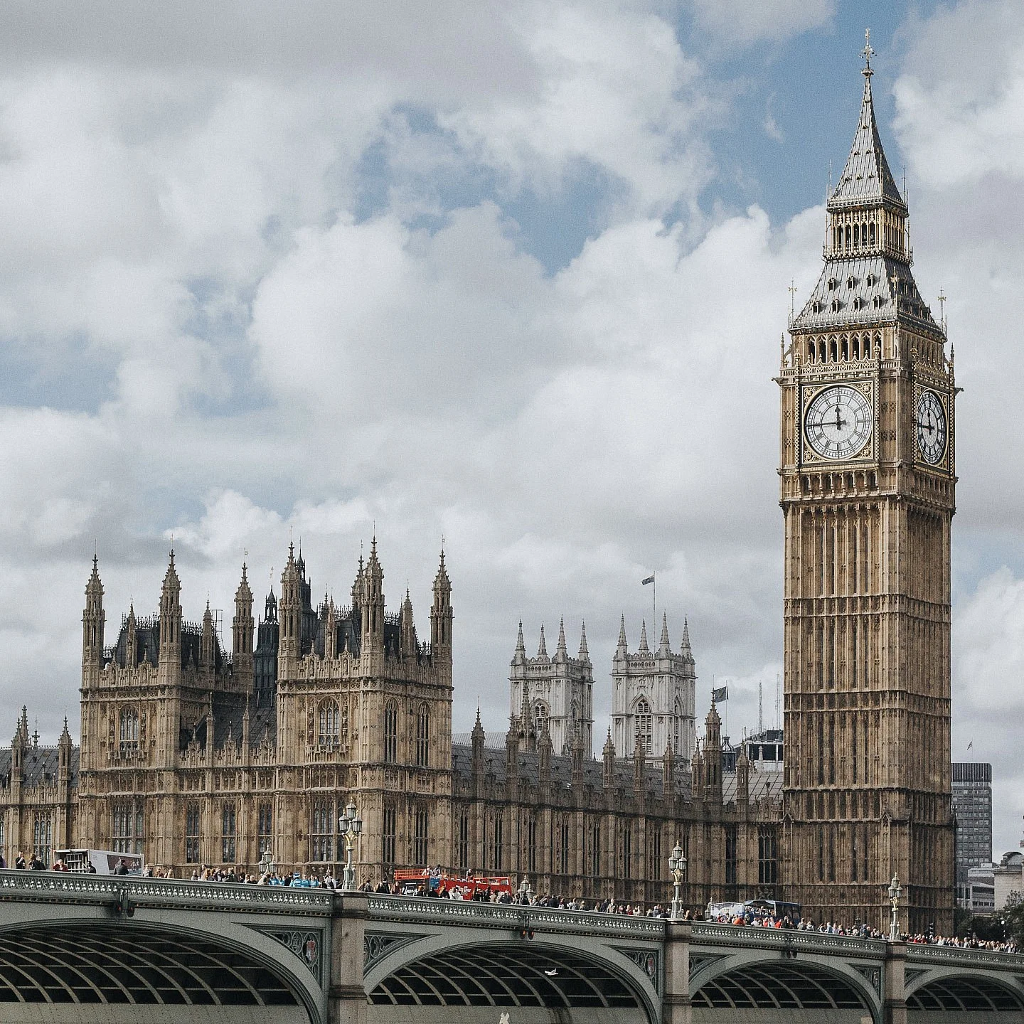 Big Ben, House of Parliament & Westminster Bridge