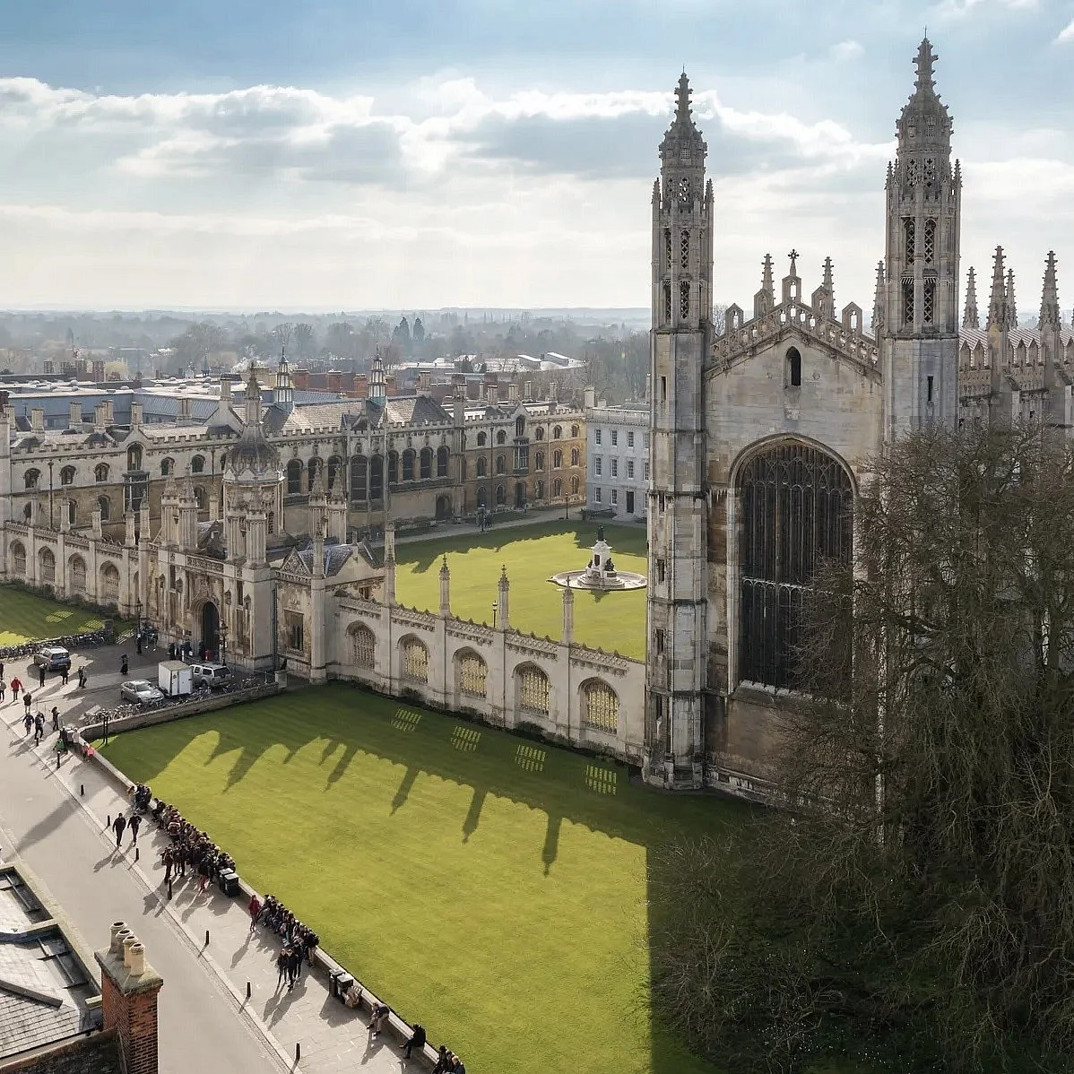 Cambridge University featuring gothic architecture.