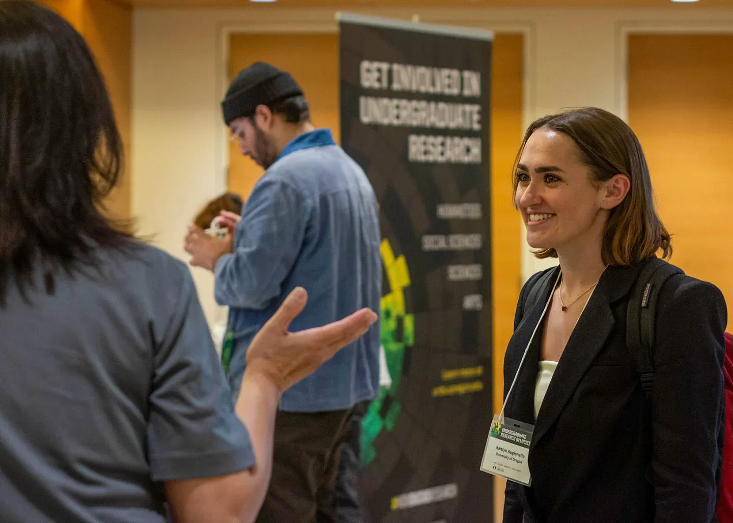 Undergraduate Research Symposium Presenter checking in.