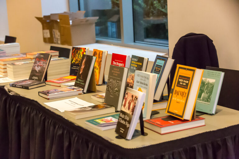 Books on display
