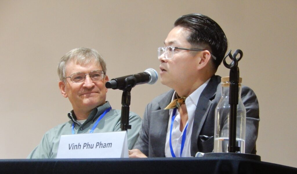 Panel 8 speakers featuring Andrew Wells-Dang and Vinh Phu Pham