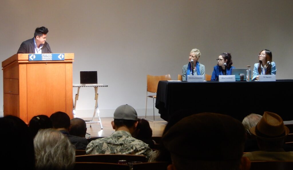 Panel 4 Speakers featuring Y Thien Nguyen, Christina Schwenkel, Alisa Freedman, and Thi Nguyen