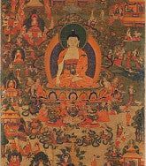 Gateway to Himalayan Art piece - Life Story of Buddha Shakyamuni - Tibet - 19th Century