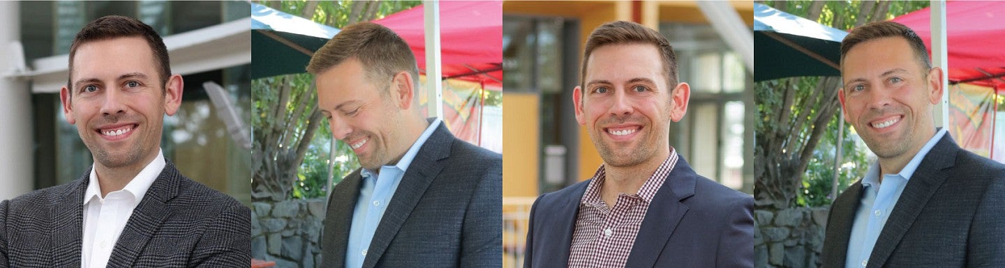 Four photos of Josh Beck