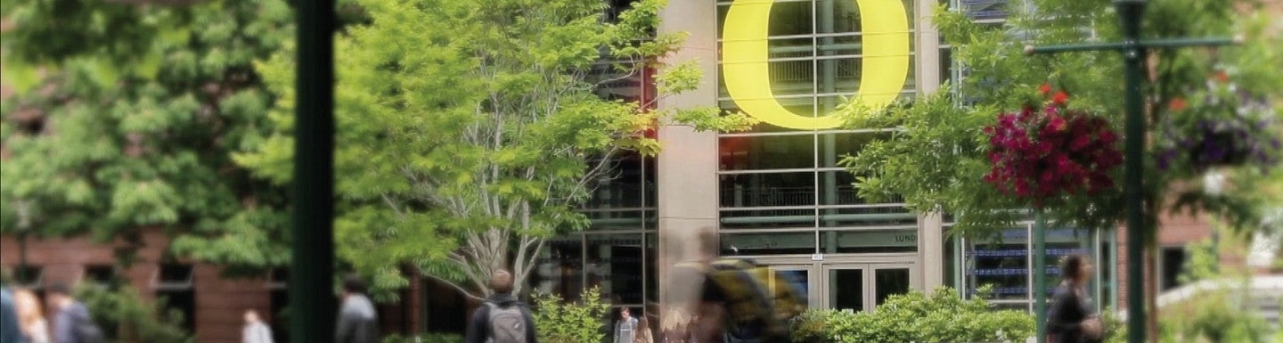 Exterior of Lillis Business Complex
