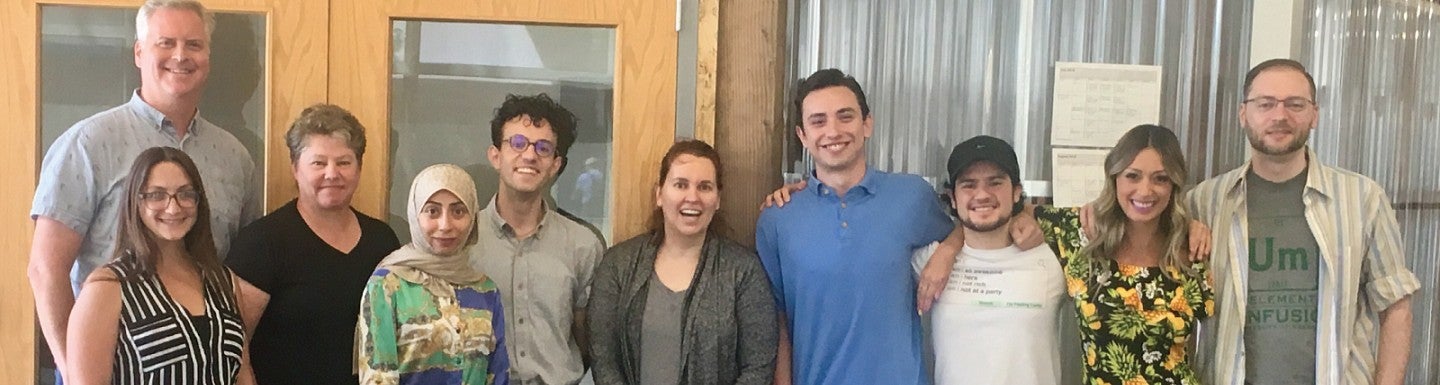 Group photo of UO's first Lean Launchpad cohort