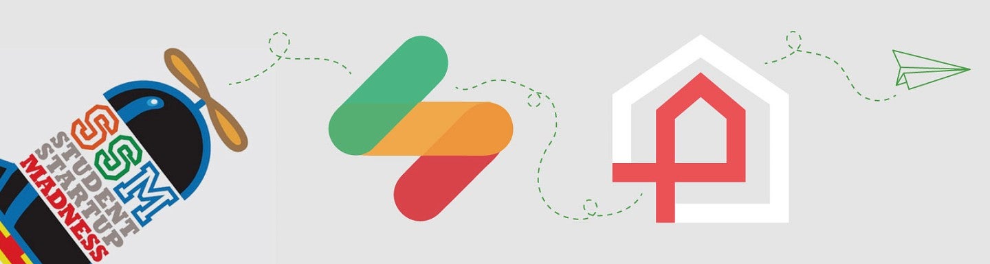 Startup Madness logo alongside Averto and Instashowing logos