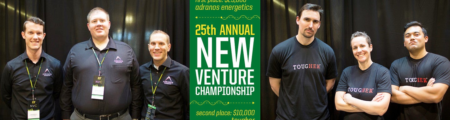 Collage of photos of 2016 NVC first and second place teams