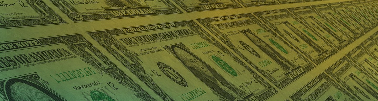 Image of dollar bills being printed