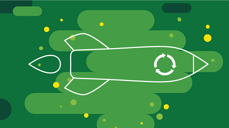Simple digital lineart of a rocket ship