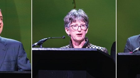 Photo collage of Pioneer Awards winners