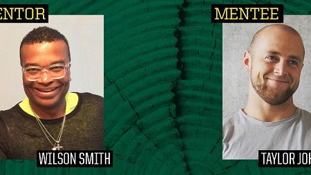 Mentor Wilson Smith and Mentee Taylor Johnston