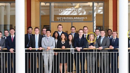 Group photo of UOIG members with Jelena Hoffart and Jordan Shimabuku circled in yellow