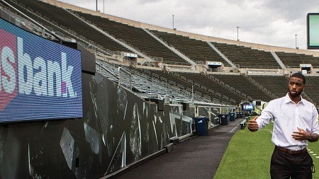Warsaw Center students explore Autzen Stadium