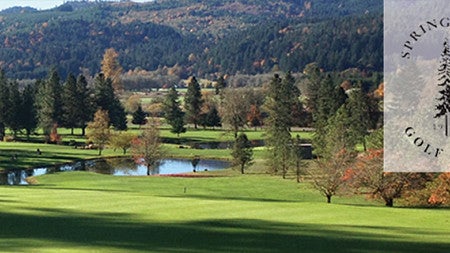 Springfield golf club course landscape