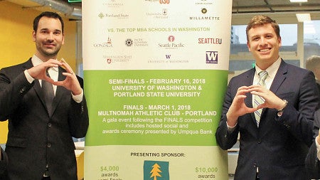 Oregon MBA students throw their O at the ACG Cup competition