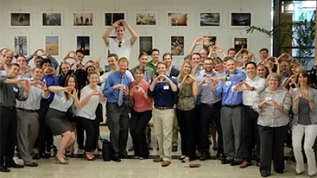 Cover image collage of photos of accounting students and alumni in various group photos