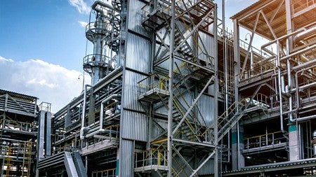 Photo of a chemical plant