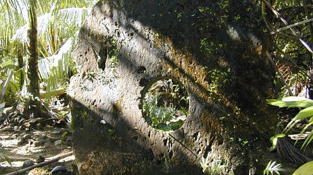 Yap rai, an ancient currency in the form of a stone disc
