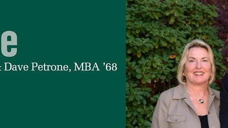 Profile - Nancy and Dave Petrone, MBA ’68
