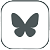 Bluesky social media icon