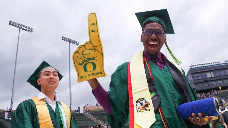 graduate at Autzen