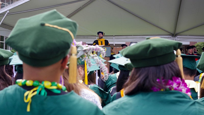 graduates at Global Scholars Hall