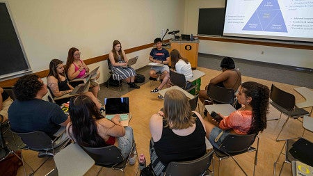 students in a classroom 