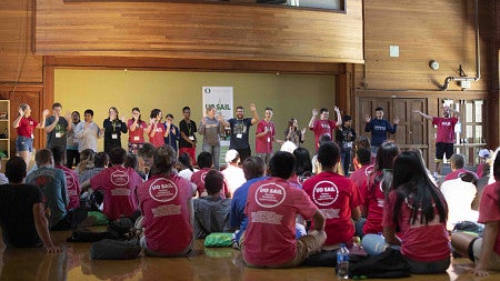 high school students take part in the SAIL program