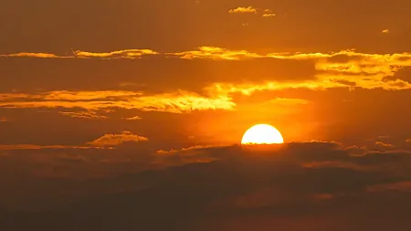 a sunset