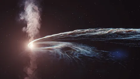 an illustration of a black hole