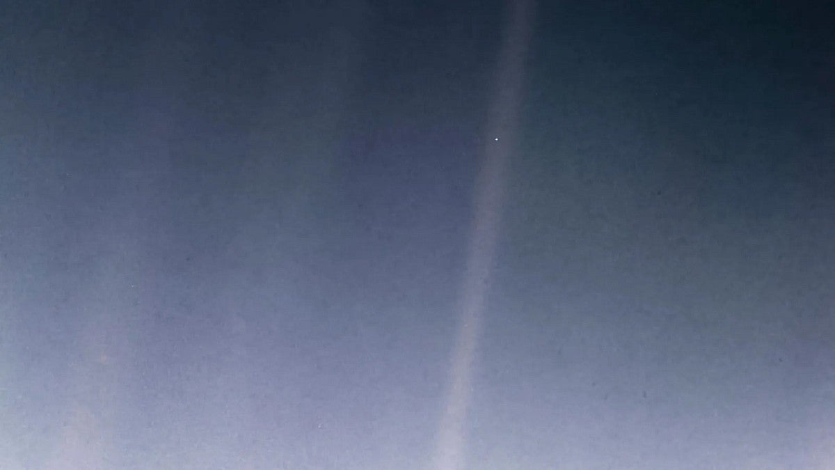 earth from deep space