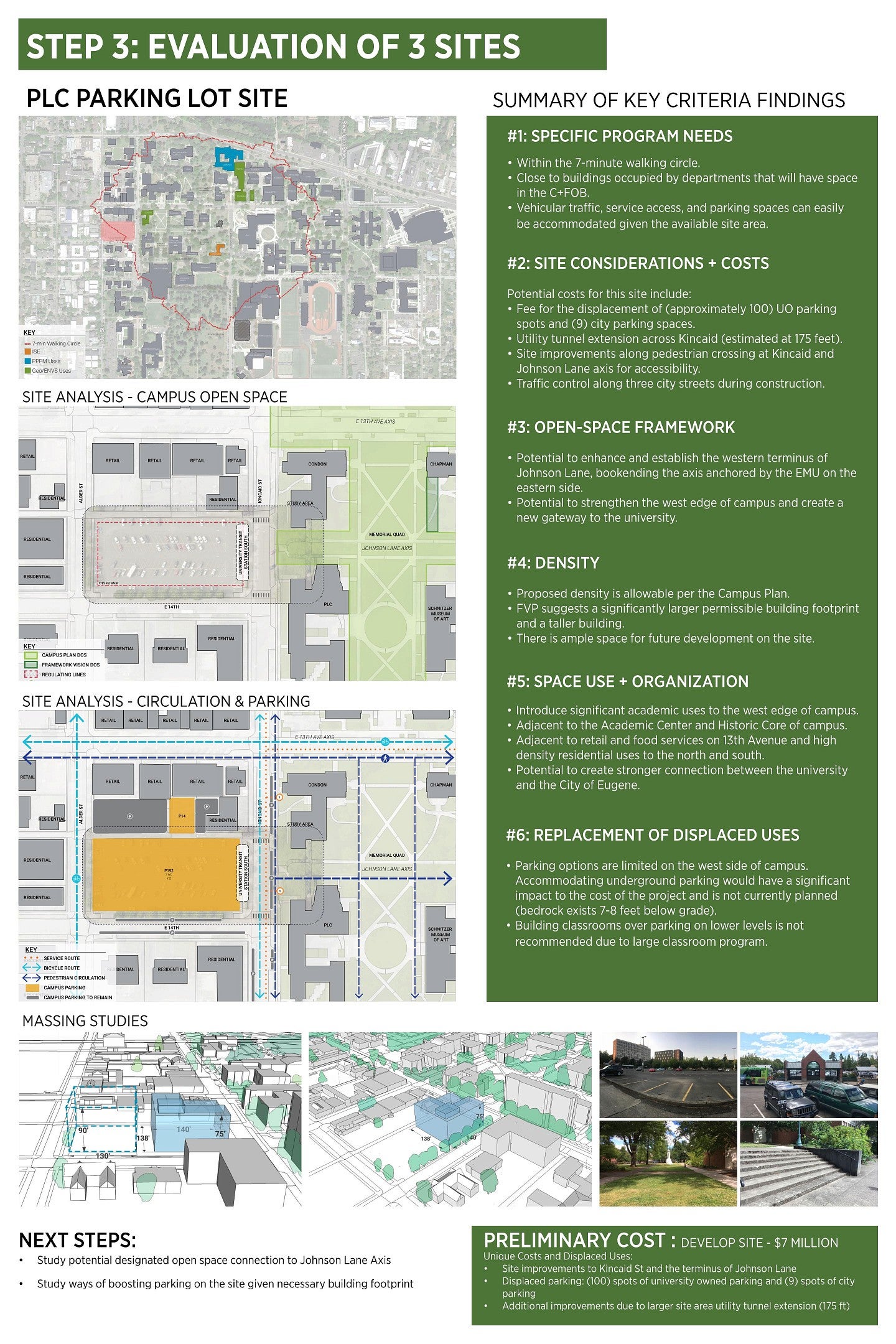PLC Parking Lot Site Analysis