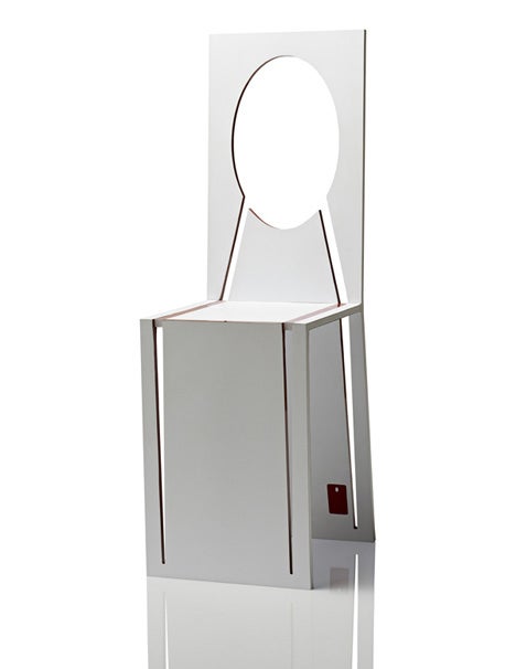 Both allusion and illusion in one - by philosophy PhD student Justin Mellot. Justin Mellot's chair
