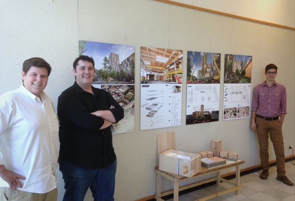 Jason Rood, Alex Kenton and Ben Bye—all undergraduate students—bested 1,000 other entries to win the nationwide competition.