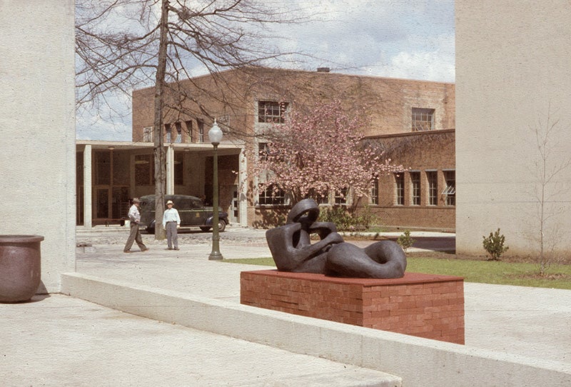 view of new courtyard