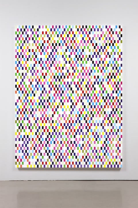 Lionni’s “SQL2,” acrylic on canvas, is currently on display in Berlin. Lionni’s “SQL2,” acrylic on canvas, is currently on display in Berlin.