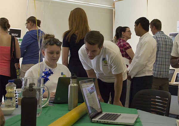 Nonprofit students having a discussion