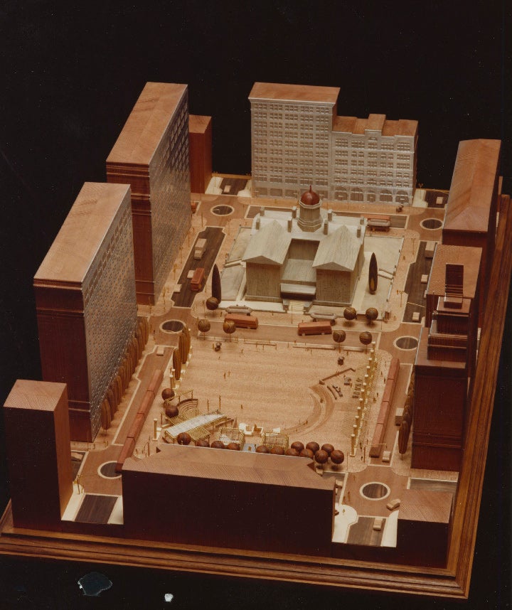 wooden model