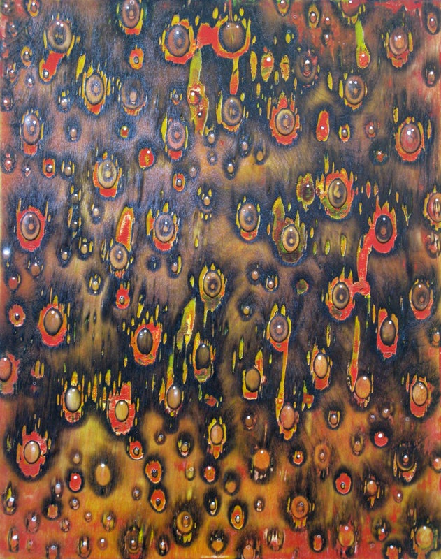 Big Daddy II Big Daddy II, by Brad Miller, 15 X 12 x 3/4, mixed media on wood, 2012