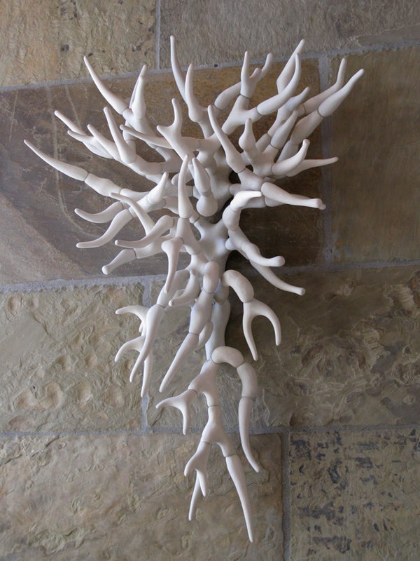 Mixed, by Brad Miller, 71 X 47 x 24, stoneware, steel, 2011 Mixed, by Brad Miller1