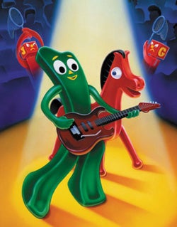 Aizawa's work has included illustrations of Gumby for the movie version. Gumby