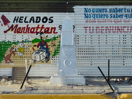 Border Monument No. 204, N 32º 29.045', W 114º 46.801'. Photo by David Taylor. Border Monument No. 204