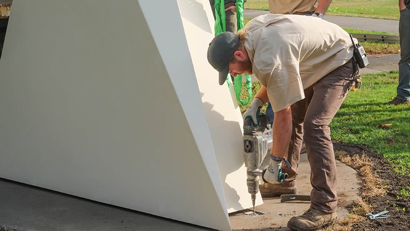 sculpture installation