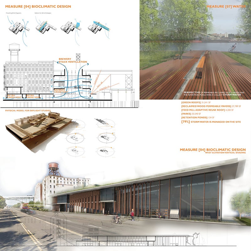 Steffel’s project incorporates green roofs