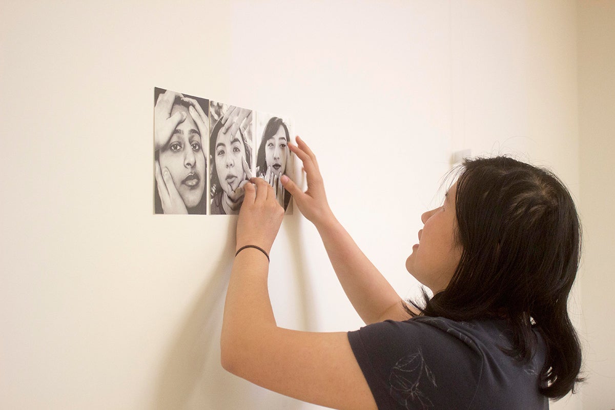 Kezia Setyawan sets up her photo project