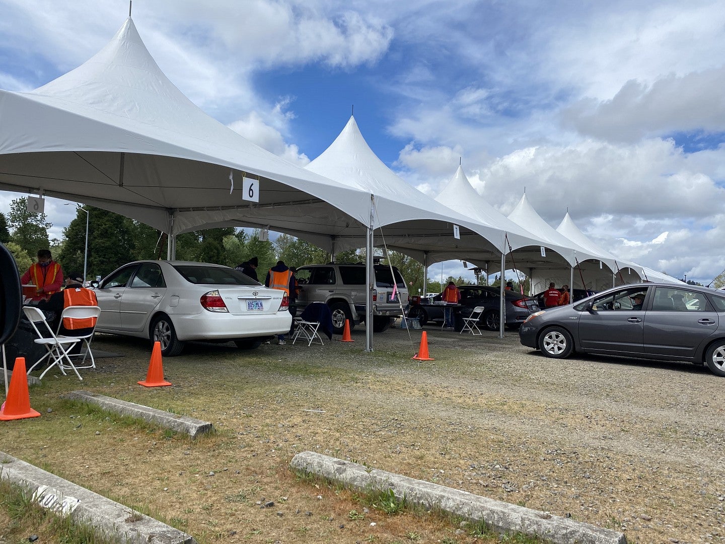 Photo of COVID-19 Vaccine Clinic at Autzen Stadium