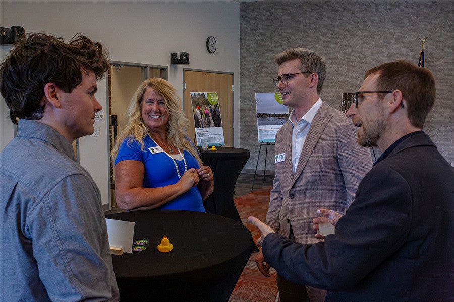 SCYP Faculty and Students talk with Tualatin staff. 