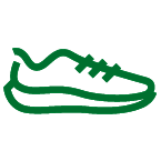 Green Nike Pegasus Shoe Icon