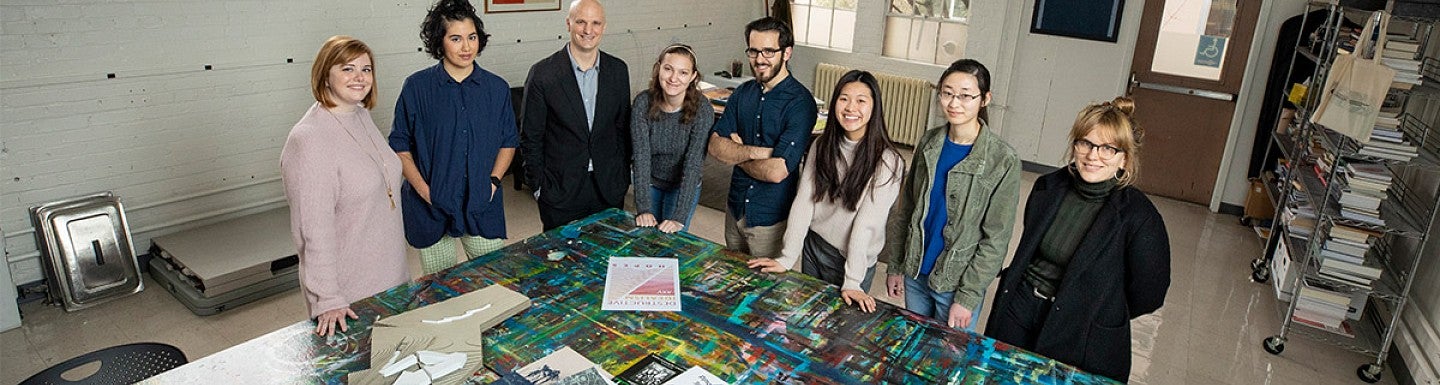 HOPES student group with Dean Lindner